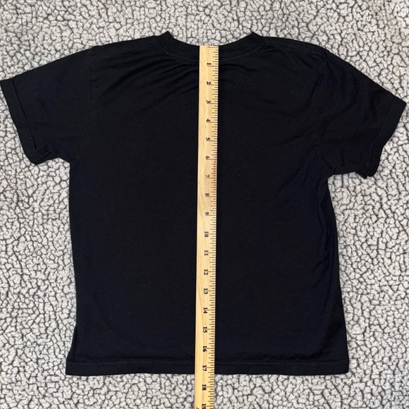 Detroit Pistons Mitchell & Ness Hardwood Classics t shirt retro logo youth sz 7 - Picture 5 of 5